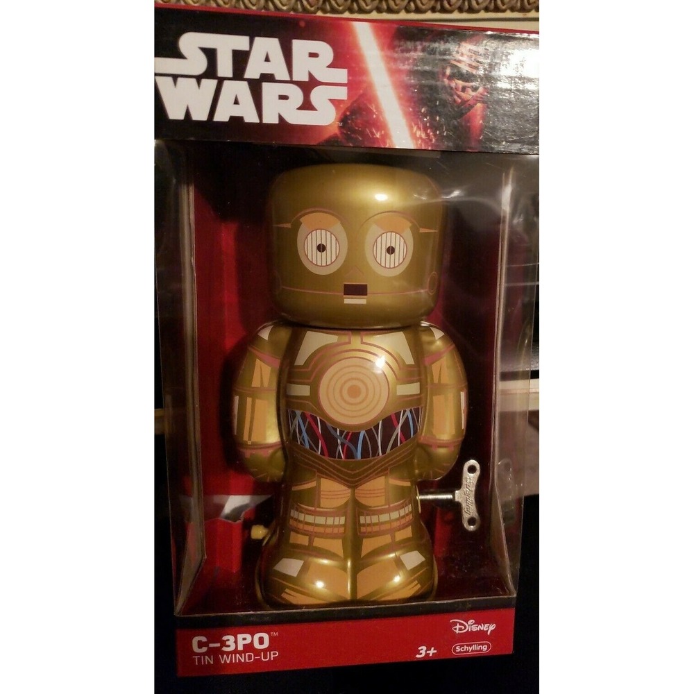 Star Wars Disneyland Galaxy Disney‎ Tin Wind-Up C-3PO Droid C-2
